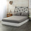 100% Waterproof Solid Bed Fitted Sheet Nordic Adjustable Mattress Covers Four Corners with Elastic Band Multi Size Bed Sheet - Slobuy