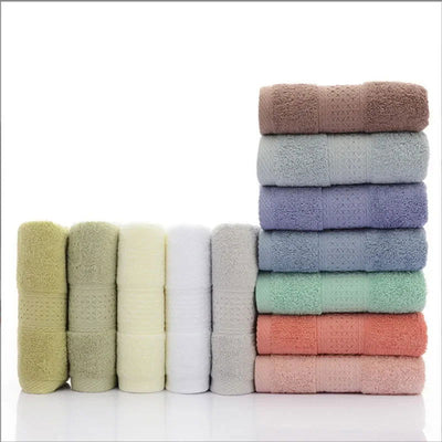 100% cotton face towel absorbent pure hand wash face bath microfiber towel bathroom home hotel adult - Slobuy