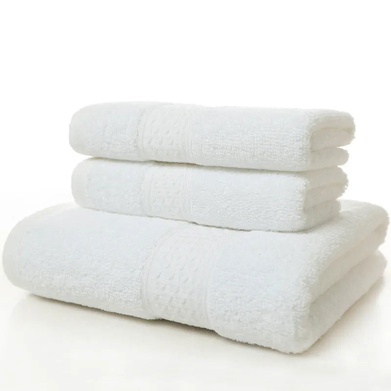 100% cotton face towel absorbent pure hand wash hair shower microfiber towel bathroom family hotel - Slobuy