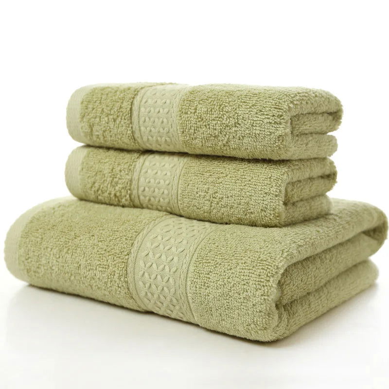 100% cotton face towel absorbent pure hand wash hair shower microfiber towel bathroom family hotel - Slobuy