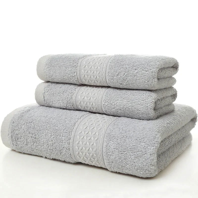 100% cotton face towel absorbent pure hand wash hair shower microfiber towel bathroom family hotel - Slobuy