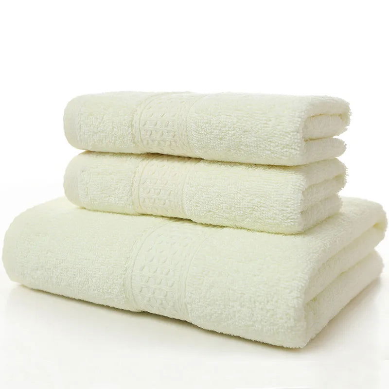 100% cotton face towel absorbent pure hand wash hair shower microfiber towel bathroom family hotel - Slobuy