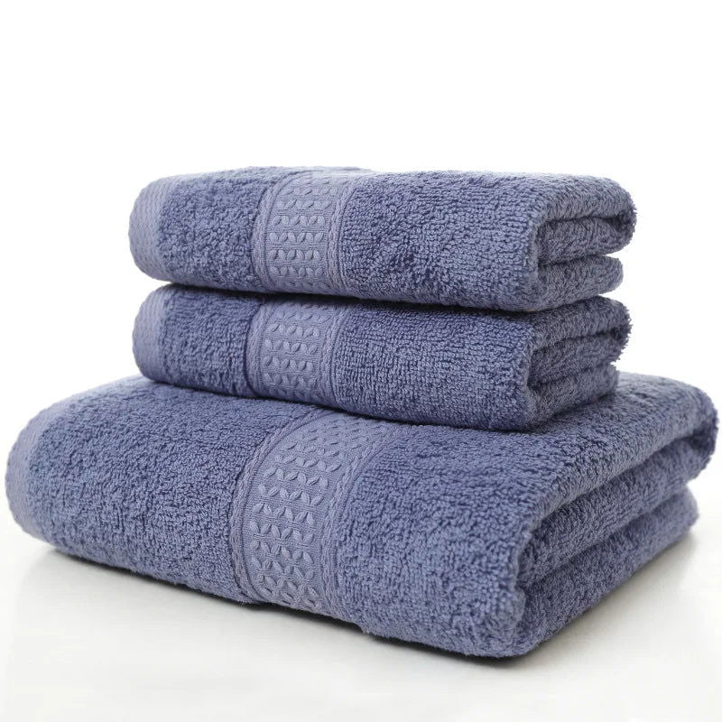 100% cotton face towel absorbent pure hand wash hair shower microfiber towel bathroom family hotel - Slobuy