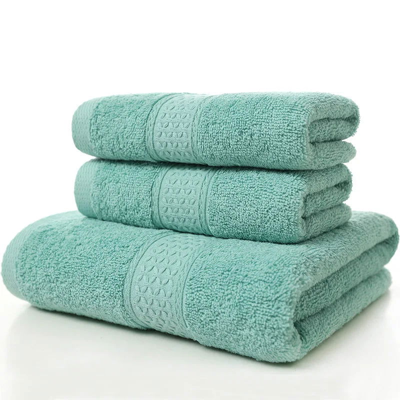 100% cotton face towel absorbent pure hand wash hair shower microfiber towel bathroom family hotel - Slobuy