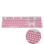 104pcs Universal Mechanical Keyboard Keycaps Ergonomic Blank Keycaps For Cherry MX Mechanical Keyboard Replacement Backlit Key - Slobuy