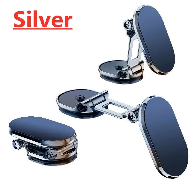 1080 Magnetic Car Phone Holder Magnet Smartphone Support GPS Foldable Phone Bracket in Car For iPhone 14 13 12 11 Samsung Xiaomi - Slobuy