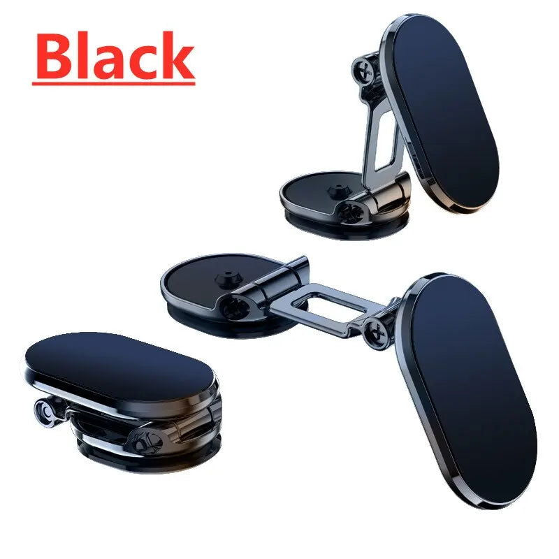 1080 Magnetic Car Phone Holder Magnet Smartphone Support GPS Foldable Phone Bracket in Car For iPhone 14 13 12 11 Samsung Xiaomi - Slobuy