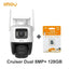 IMOU Cruiser Dual 8MP/10MP Dual Lens Outdoor PT Camera Home Security IP Camera AI Human & Vehicle Detection Surveillance Camera - Slobuy
