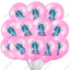 10PCS 12Inch Disney Lilo and Stitch  Latex Balloon Set Globo Boy Girl's Birthday Party Baby Shower Party Decorations Kid Toys - Slobuy