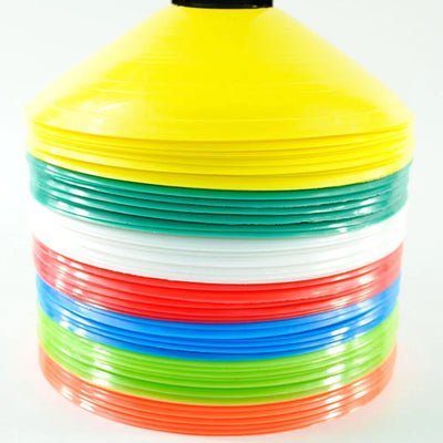 10PCS PVC Outdoor Sport Football Rugby Speed Training Disc Cone Cross Track Space Marker Inline Skating - Slobuy