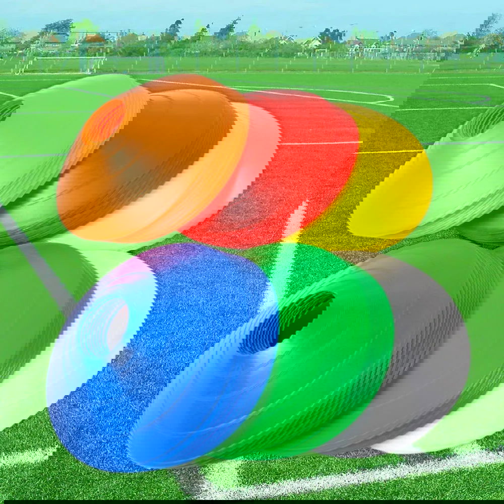 10PCS PVC Outdoor Sport Football Rugby Speed Training Disc Cone Cross Track Space Marker Inline Skating - Slobuy