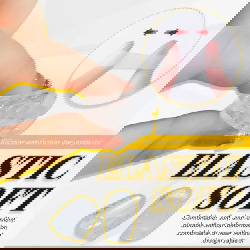 10PCS Silicone Toe Caps Anti-Friction Breathable Toe Protector Prevents Blisters Protective Separation of Feet Wearing Protector - Slobuy