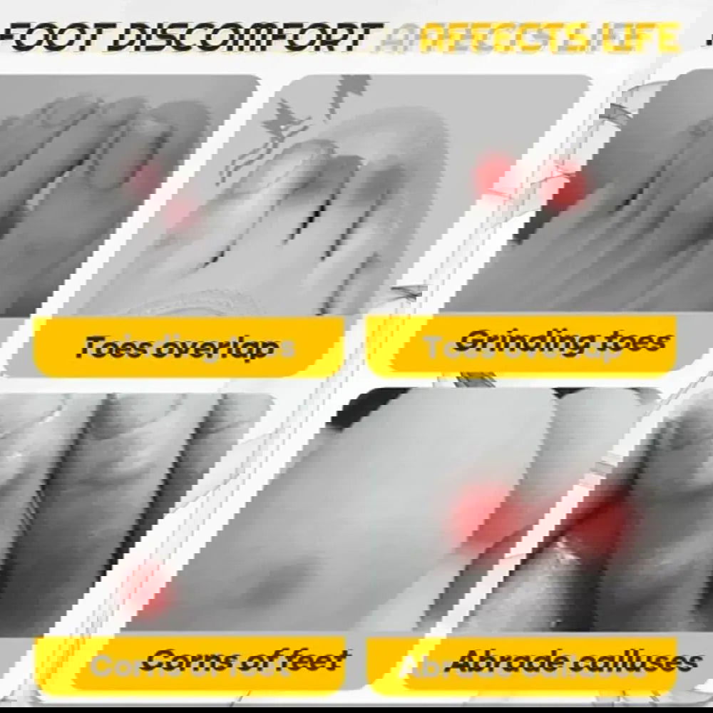 10PCS Silicone Toe Caps Anti-Friction Breathable Toe Protector Prevents Blisters Protective Separation of Feet Wearing Protector - Slobuy