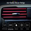 10Pcs 20cm Car Air Conditioner Outlet Decorative U Shape Moulding Trim Decor Strips Car Styling Car Door Edge Corner Protector - Slobuy