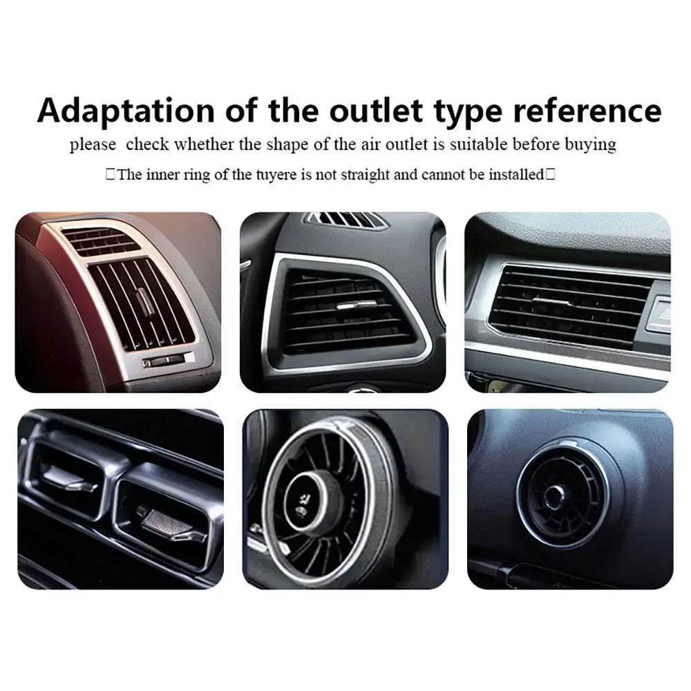 10Pcs 20cm Car Air Conditioner Outlet Decorative U Shape Moulding Trim Decor Strips Car Styling Car Door Edge Corner Protector - Slobuy