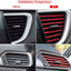 10Pcs 20cm Car Air Conditioner Outlet Decorative U Shape Moulding Trim Decor Strips Car Styling Car Door Edge Corner Protector - Slobuy