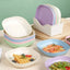 10Pcs Multi-function Spit Bone Dish Household Food Grade Plastic Spit Bone Dish Round Square Set Dining Table Garbage Plate - Slobuy