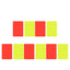 2/10Pcs PVC Soccer Referee Red Yellow Card Football Match Training Tool 3.2x4.3 inch Warning and Ejection Card Football Supplies - Slobuy