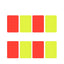 2/10Pcs PVC Soccer Referee Red Yellow Card Football Match Training Tool 3.2x4.3 inch Warning and Ejection Card Football Supplies - Slobuy