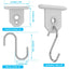 10Pcs Sturdy Awning Hooks for RV S Shaped Camping Awning Hooks Metal Party Light Hangers Hats Outdoor Camper Hanging Accessories - Slobuy