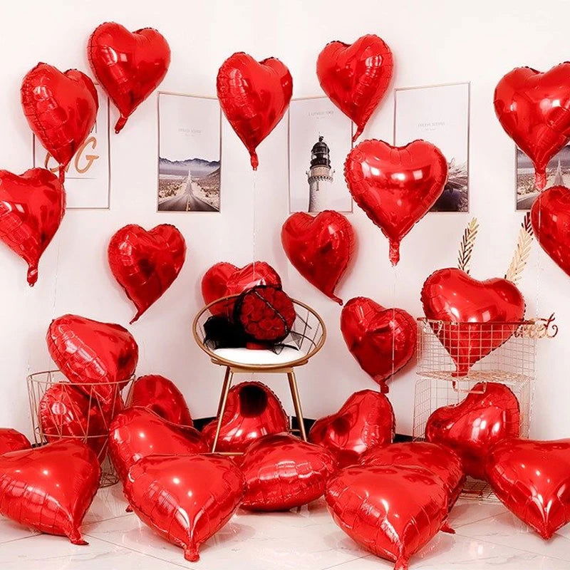 10Pcs Wedding Decoration Love Balloons Valentine's Day Couple Romantic Proposal Christmas DIY Birthday Party Ornament Balloon - Slobuy