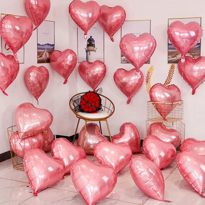 10Pcs Wedding Decoration Love Balloons Valentine's Day Couple Romantic Proposal Christmas DIY Birthday Party Ornament Balloon - Slobuy