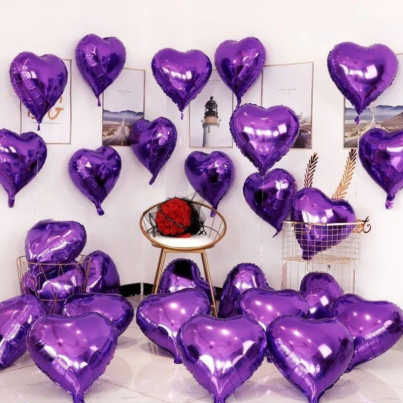 10Pcs Wedding Decoration Love Balloons Valentine's Day Couple Romantic Proposal Christmas DIY Birthday Party Ornament Balloon - Slobuy