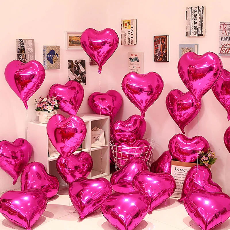 10Pcs Wedding Decoration Love Balloons Valentine's Day Couple Romantic Proposal Christmas DIY Birthday Party Ornament Balloon - Slobuy