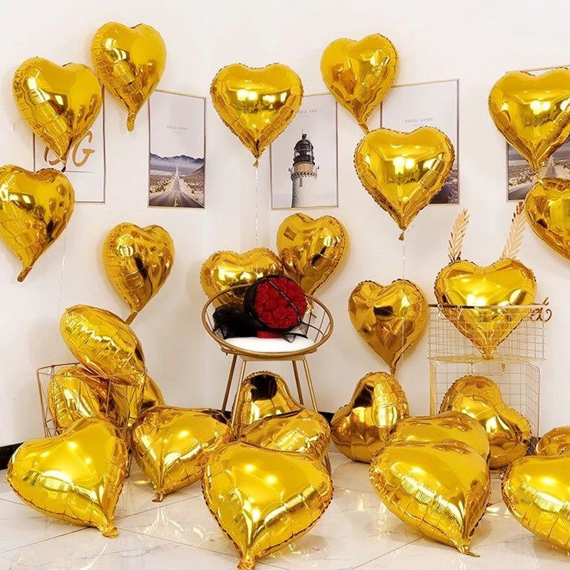 10Pcs Wedding Decoration Love Balloons Valentine's Day Couple Romantic Proposal Christmas DIY Birthday Party Ornament Balloon - Slobuy