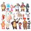 10Pieces Masha and the Bear Action Figure Anime Model Cartoon Toys For Friends gifts - Slobuy