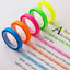 5/10Roll Waterproof Index Stickers Transparent Fluorescent Tape Tabs Reading Note Stationery Label School Office Students Gift - Slobuy
