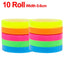 5/10Roll Waterproof Index Stickers Transparent Fluorescent Tape Tabs Reading Note Stationery Label School Office Students Gift - Slobuy