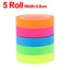 5/10Roll Waterproof Index Stickers Transparent Fluorescent Tape Tabs Reading Note Stationery Label School Office Students Gift - Slobuy