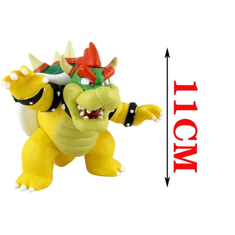10~14CM Super Mario Bros PVC Action Figure Toys Dolls Model Set Luigi Yoshi Donkey Kong Mushroom For Kids Birthday Gifts - Slobuy