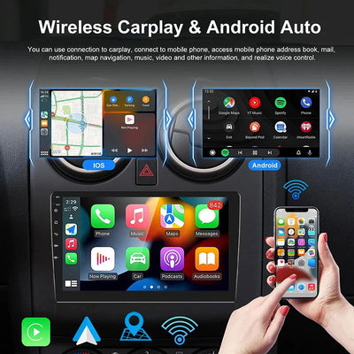 7"/9"/10" Android 11 Car Radio Androidauto Carplay 2 Din GPS Car Audio Automotive Multimedia Player car intelligent systems - Slobuy