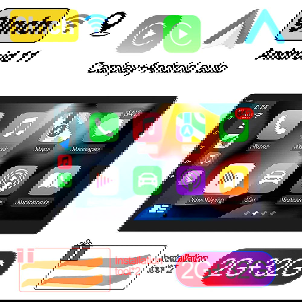 7"/9"/10" Android 11 Car Radio Androidauto Carplay 2 Din GPS Car Audio Automotive Multimedia Player car intelligent systems - Slobuy