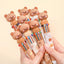 10 Colors Ballpoint Pen Cartoon Bear 0.5mm Colorful Ink Gel Pens Silicone Kawaii Pens School Office Supplies Korean Stationery - Slobuy