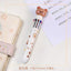 10 Colors Ballpoint Pen Cartoon Bear 0.5mm Colorful Ink Gel Pens Silicone Kawaii Pens School Office Supplies Korean Stationery - Slobuy