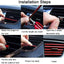10 Pcs 20cm Car Air Conditioner Vent Outlet Trim Strips U Shape Chrome PVC Colorful Shiny Car Trim Strips for Car Decoration - Slobuy