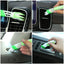10 Pcs 20cm Car Air Conditioner Vent Outlet Trim Strips U Shape Chrome PVC Colorful Shiny Car Trim Strips for Car Decoration - Slobuy