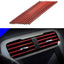 10 Pcs 20cm Car Air Conditioner Vent Outlet Trim Strips U Shape Chrome PVC Colorful Shiny Car Trim Strips for Car Decoration - Slobuy
