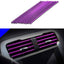 10 Pcs 20cm Car Air Conditioner Vent Outlet Trim Strips U Shape Chrome PVC Colorful Shiny Car Trim Strips for Car Decoration - Slobuy