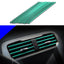 10 Pcs 20cm Car Air Conditioner Vent Outlet Trim Strips U Shape Chrome PVC Colorful Shiny Car Trim Strips for Car Decoration - Slobuy