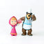 10 Pcs Masha and the Bear Action Figure Anime Model Cartoon Toys For Friends gifts - Slobuy