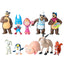 10 Pcs Masha and the Bear Action Figure Anime Model Cartoon Toys For Friends gifts - Slobuy