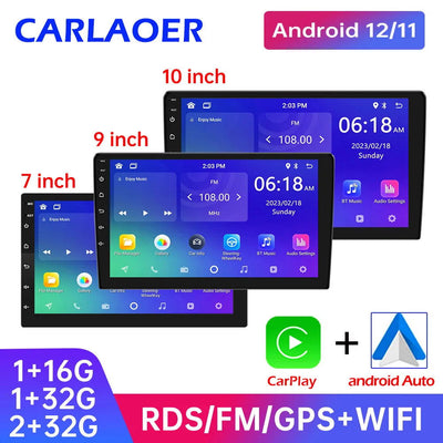 Android 11 Car Radio Autoradio 32G 2 Din 7"/9"/10" Universal WIFI GPS Car Audio Multimedia Player For Hyundai Nissan Toyota Kia - Slobuy