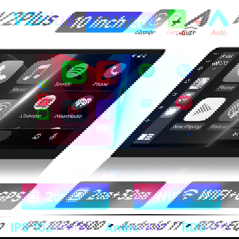 Android 11 Car Radio Autoradio 32G 2 Din 7"/9"/10" Universal WIFI GPS Car Audio Multimedia Player For Hyundai Nissan Toyota Kia - Slobuy