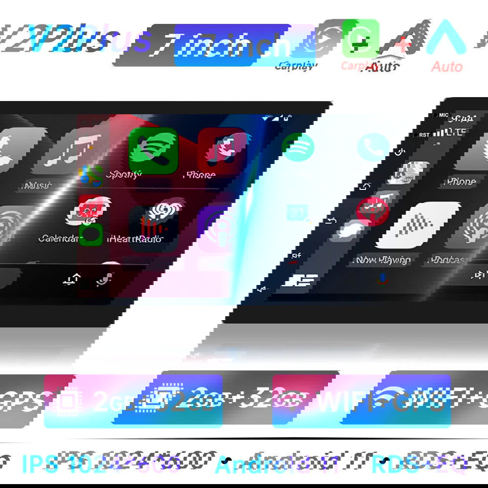 Android 11 Car Radio Autoradio 32G 2 Din 7"/9"/10" Universal WIFI GPS Car Audio Multimedia Player For Hyundai Nissan Toyota Kia - Slobuy
