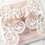 10 pieces White Lace Rose Gold Bowknot Wedding Invitation Card Laser Floral Pink Engagement Quinceanera Invitations IC134 - Slobuy