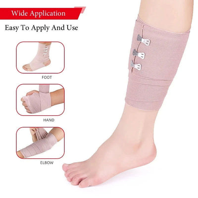 7.5cm/10cm X 4.5m High Elastic Bandage Comfortable Polyester Rubber Hemostatic Bandage Emergency Muscle Tape for First Aid Kits - Slobuy